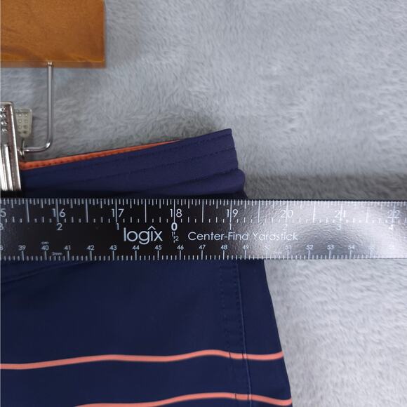 Old Navy California Board Shorts Mens 38x9 Blue Orange Swim Wear Beach - Picture 3 of 9